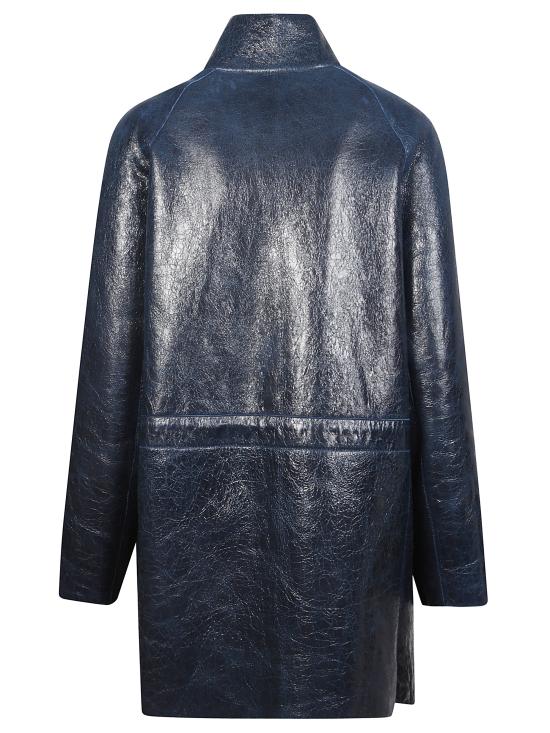 24FW 펜디 가죽 자켓 FM5379 AONDF1PNC Blue - FENDI