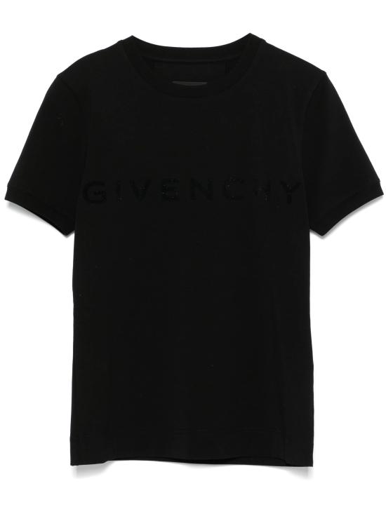 24FW 지방시 반팔 티셔츠 BW70BFP6VY 008 Black