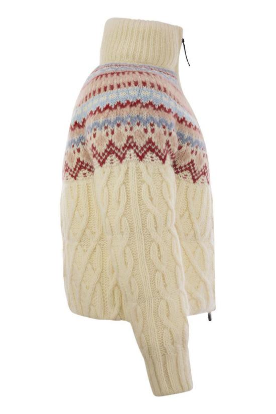 24FW 몽클레어 가디건 J20989B00002M4504 F05 Beige - MONCLER