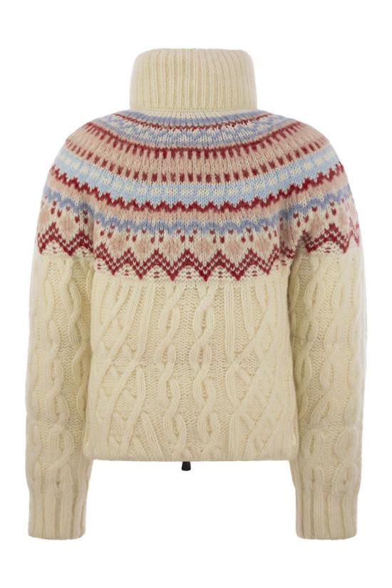 24FW 몽클레어 가디건 J20989B00002M4504 F05 Beige - MONCLER