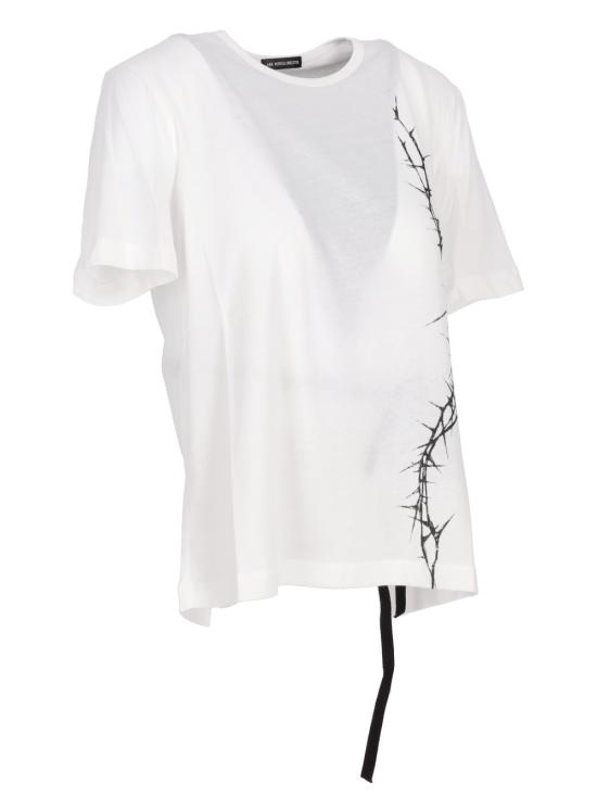  앤 드뮐미스터 반팔 티셔츠 B0012324FA206 WHITE - ANN DEMEULEMEESTER
