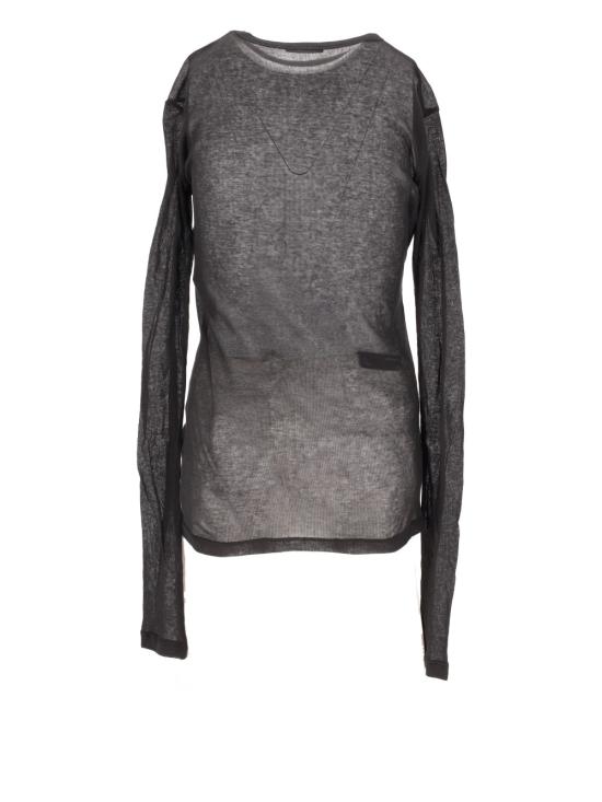  앤 드뮐미스터 반팔 티셔츠 B0012329FA434 099 BLACK - ANN DEMEULEMEESTER