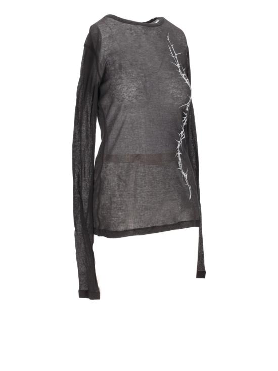 앤 드뮐미스터 반팔 티셔츠 B0012329FA434 099 BLACK - ANN DEMEULEMEESTER