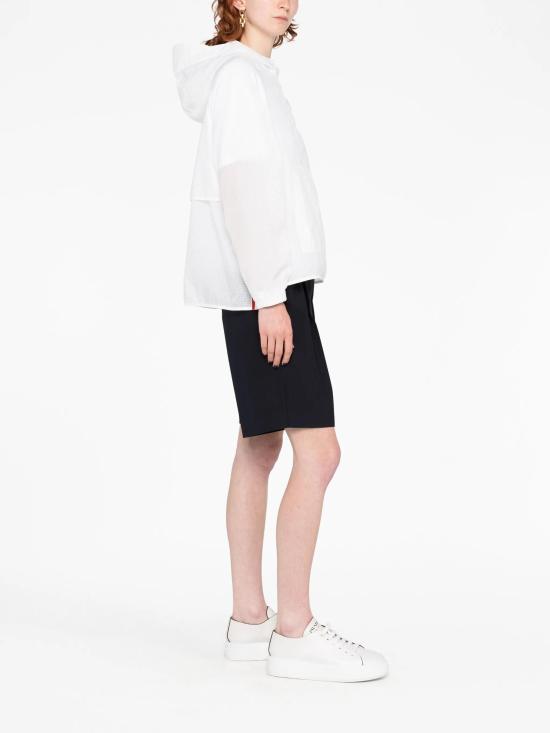 25SS 톰브라운 후드 티셔츠 FJT316AF0517 100 WHITE - THOM BROWNE