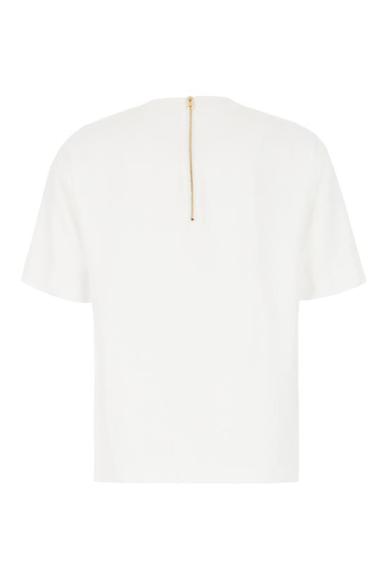  모스키노 반팔 티셔츠 02150533 J1001 Bianco - MOSCHINO