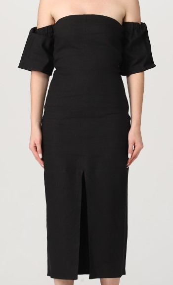  이자벨마랑 미디 원피스 RO0223FAA3J39I 01BK