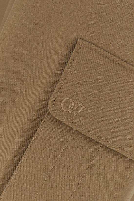  오프화이트 카고 팬츠 OMCF037F23FAB004 6161 BEIGEBEI - OFF WHITE