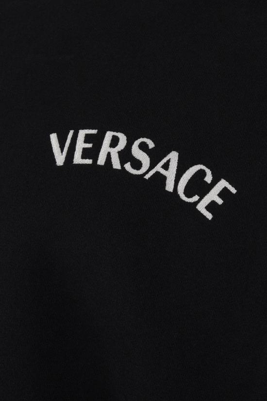  베르사체 후드 티셔츠 10139791A09923 1B000 Nero - VERSACE