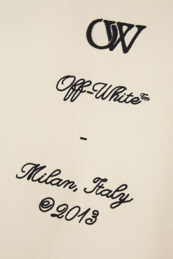 오프화이트 긴팔 티셔츠 OMBA054S24FLE009 0310 Beige - OFF WHITE