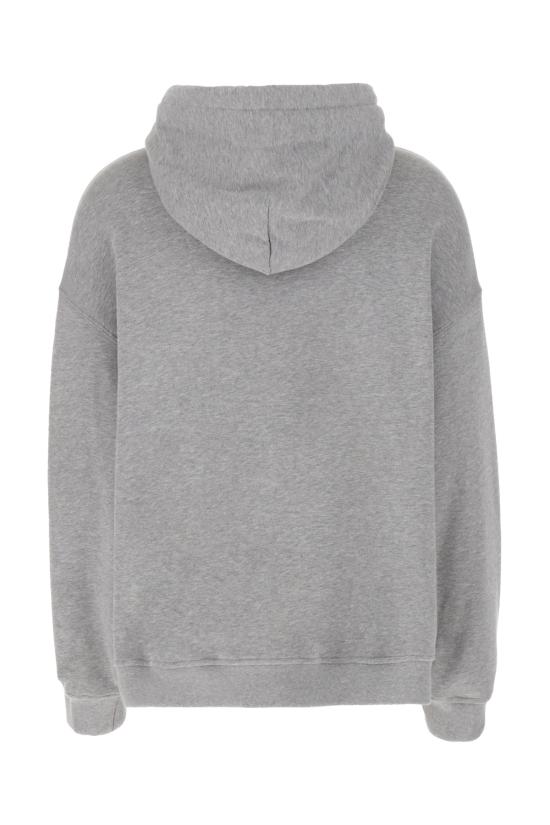  베르사체 후드 티셔츠 10142881A10156 2EH40 GREY MELANGE PALE PINK - VERSACE