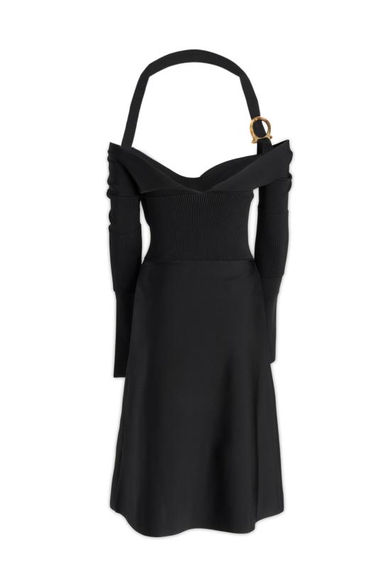  살바토레 페라가모 미디 원피스 0759663 001 - SALVATORE FERRAGAMO