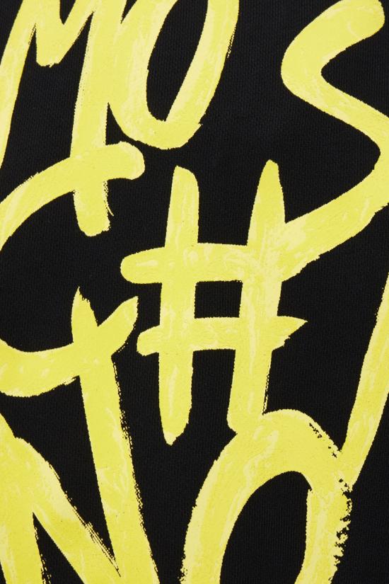  모스키노 후드 티셔츠 17170228 A1555 Nero - MOSCHINO