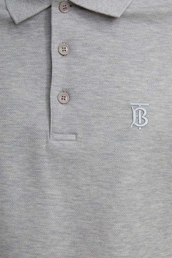  버버리 폴로 티셔츠 8014006 PALE GREY MELANGE - BURBERRY