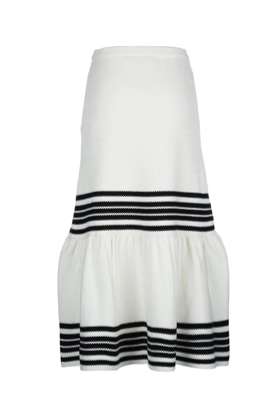  크리스챤디올 미디 스커트 414J14AM647 0810 WHITE - DIOR