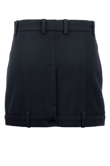  발렌시아가 숏 스커트 768731TPT15 1000 BLACK - BALENCIAGA