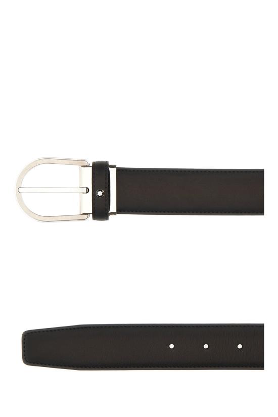 25SS 몽블랑 가죽 벨트 118414 GREY - MONTBLANC