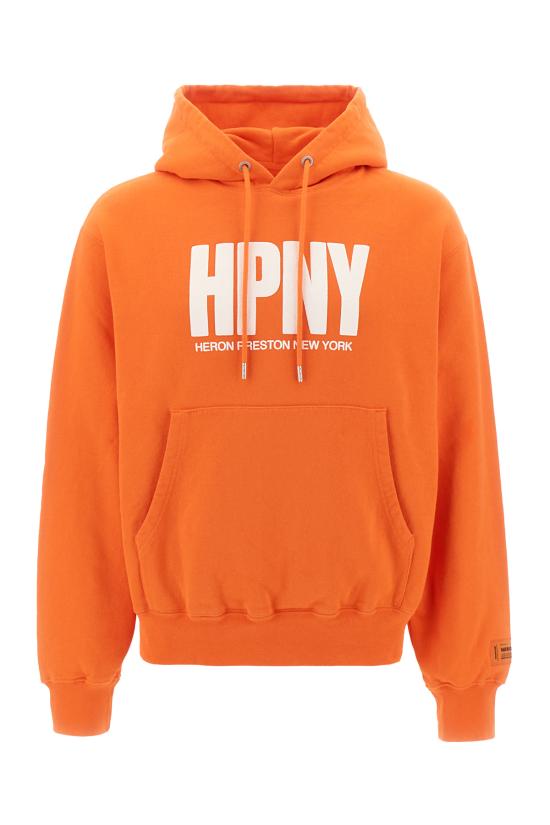  헤론 프레스톤 후드 티셔츠 HMBB024C99JER004 2201 ORANGEWHITE