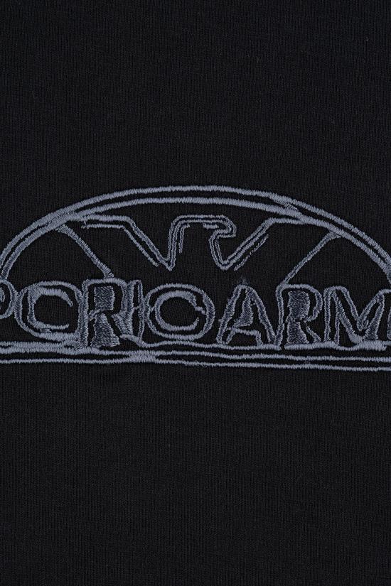  엠포리오 아르마니 반팔 티셔츠 3D1TG81JOCZ 0050 LOGO BLACK - EMPORIO ARMANI