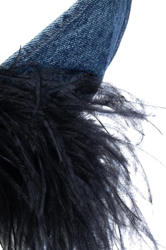  미우미우 민소매 티셔츠 GWT055139H F0AI7 BLU NERO - MIU MIU