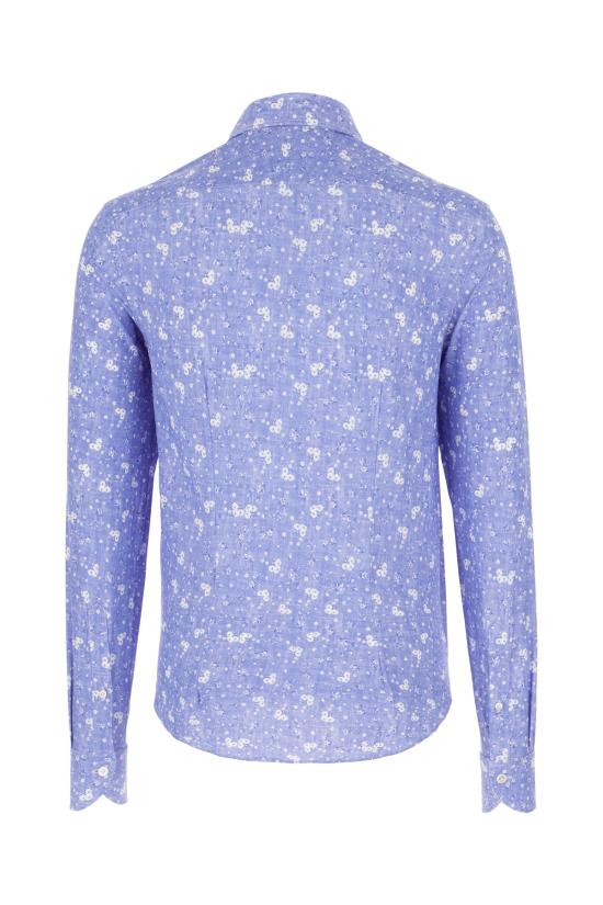  포 펑키 플레이버 긴팔 셔츠 MILANOFRA113 24 BLUE - 4FF