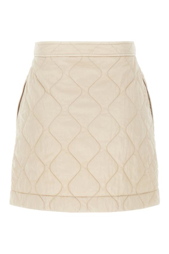  버버리 퀼티드 미니 스커트  8081126 B7348 SOAP - BURBERRY