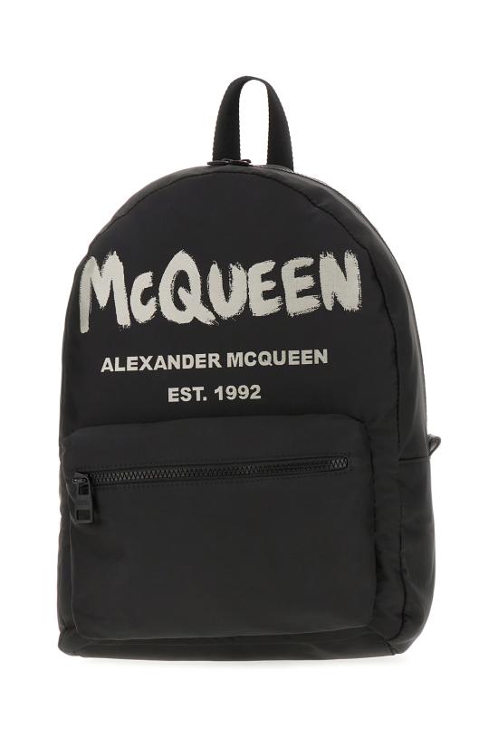  알렉산더 맥퀸 백팩 6464571AABW 1073 BLACK IVORY - ALEXANDER MCQUEEN