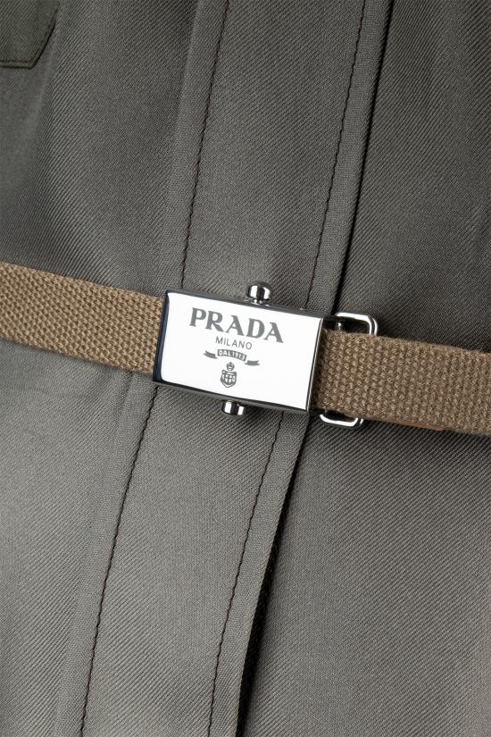  프라다 숏 원피스 P3M08H14J3 F0334 MIMETICO - PRADA