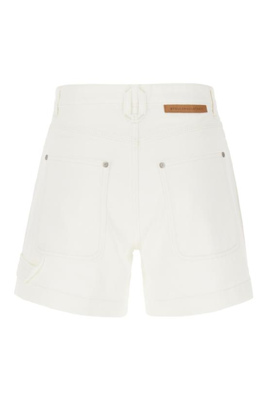  스텔라 맥카트니 숏팬츠 6D02503SPH57 9067 WHITE ECRU WASH - STELLA MCCARTNEY
