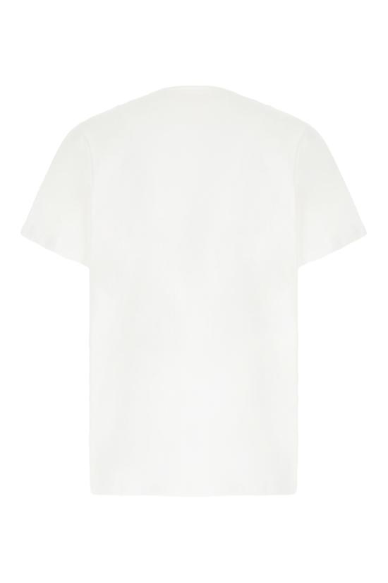  알렉산더 맥퀸 반팔 티셔츠 776351QTAAQ 0909 WHITE BLACK - ALEXANDER MCQUEEN