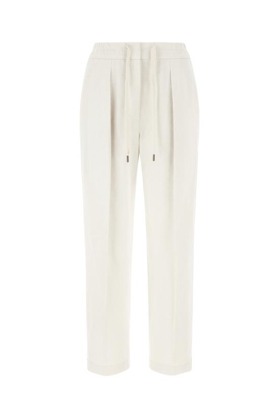  브루넬로 쿠치넬리 스트레이트 팬츠 MH561P8534 C455 CHALK