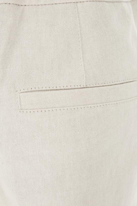  브루넬로 쿠치넬리 스트레이트 팬츠 MH561P8534 C455 CHALK - BRUNELLO CUCINELLI