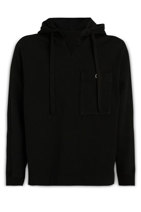  텐 씨 후드 티셔츠 23CTCUF08086A06018 999 Black
