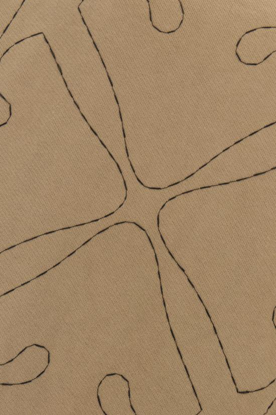  오프화이트 후드 티셔츠 OMBB085F23FLE019 6110 BEIGEBLA - OFF WHITE