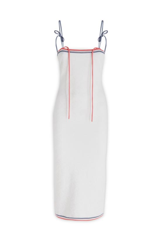  펜디 미디 원피스 FZDB45ANZE FOZNM