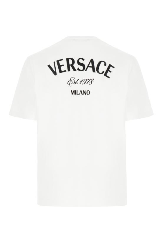  베르사체 반팔 티셔츠 10133021A09865 1W010 WHITE - VERSACE