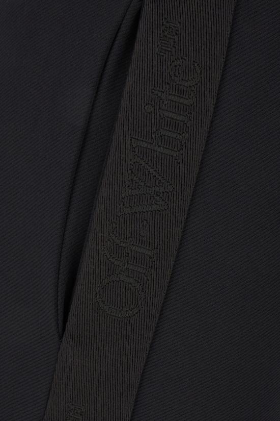  오프화이트 스트레이트 팬츠 OWVI021S24JER001 1010 BLACK BLACK - OFF WHITE