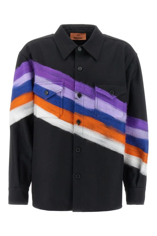  미소니 긴팔 셔츠 US23WC03BW00NE S91GE