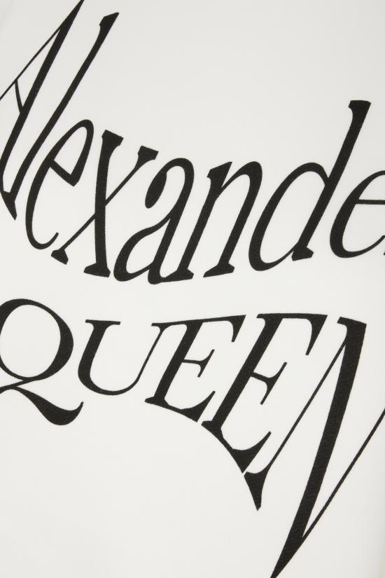  알렉산더 맥퀸 긴팔 티셔츠 781418QZALW 0900 WHITE - ALEXANDER MCQUEEN