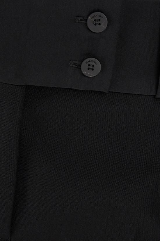  살바토레 페라가모 스트레이트 팬츠 770080 01 Nero - SALVATORE FERRAGAMO