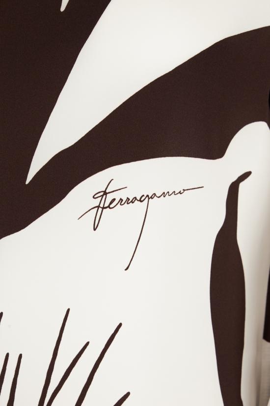  살바토레 페라가모 블라우스 773692 001 WHITE EXPRESSO - SALVATORE FERRAGAMO