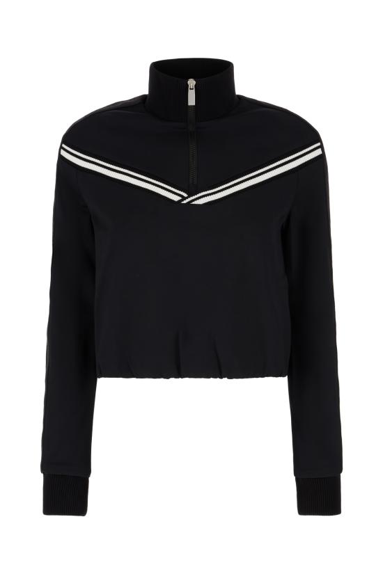  오프화이트 터틀넥 OWVC009S24JER001 1001 BLACK WHITE