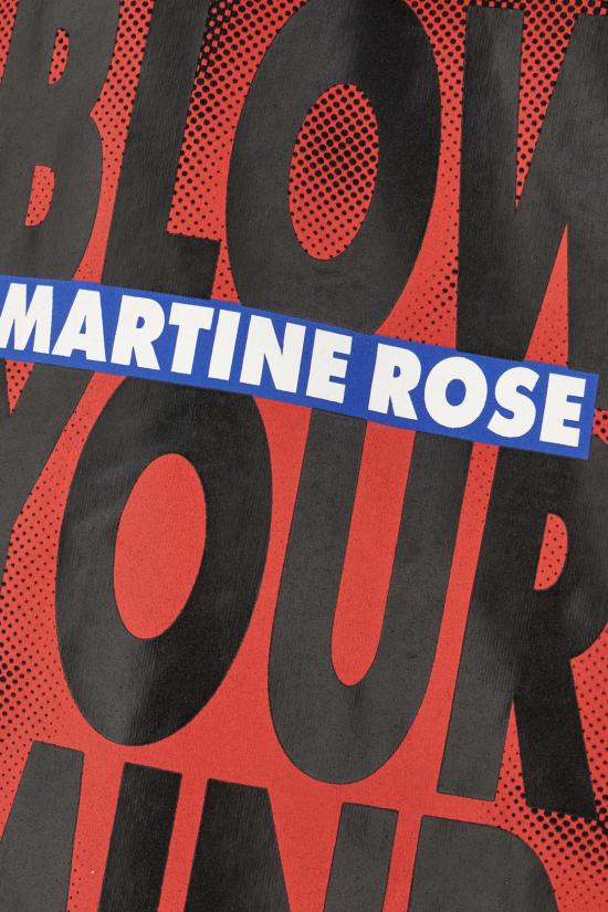  마틴로즈 후드 티셔츠 MRSS24602 BLPIBM BLACK PIGMENT - MARTINE ROSE