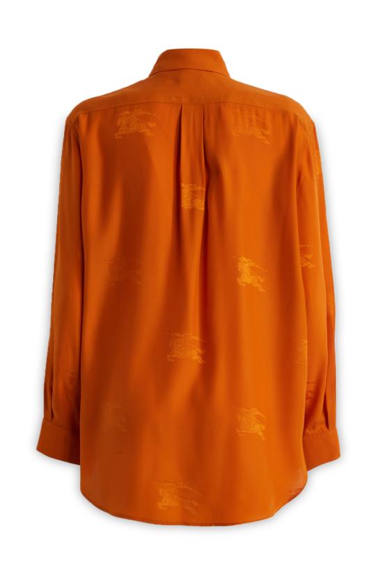  버버리 실크 자카드 오버핏 셔츠  8063002 B3361 - BURBERRY