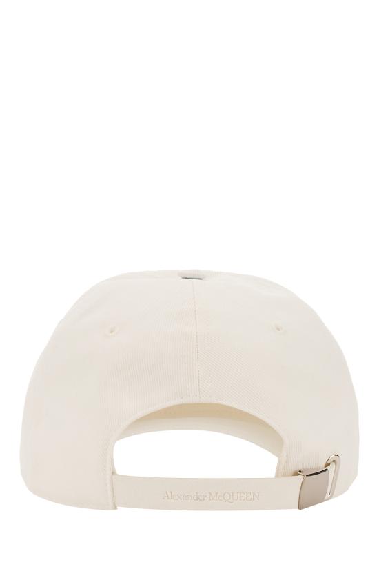  알렉산더 맥퀸 볼캡 6886584105Q 9075 WHITE YELLOW - ALEXANDER MCQUEEN