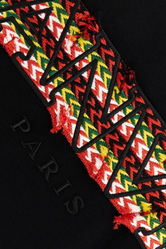  랑방 후드 티셔츠 RMHO0009J199A23 10 Black - LANVIN