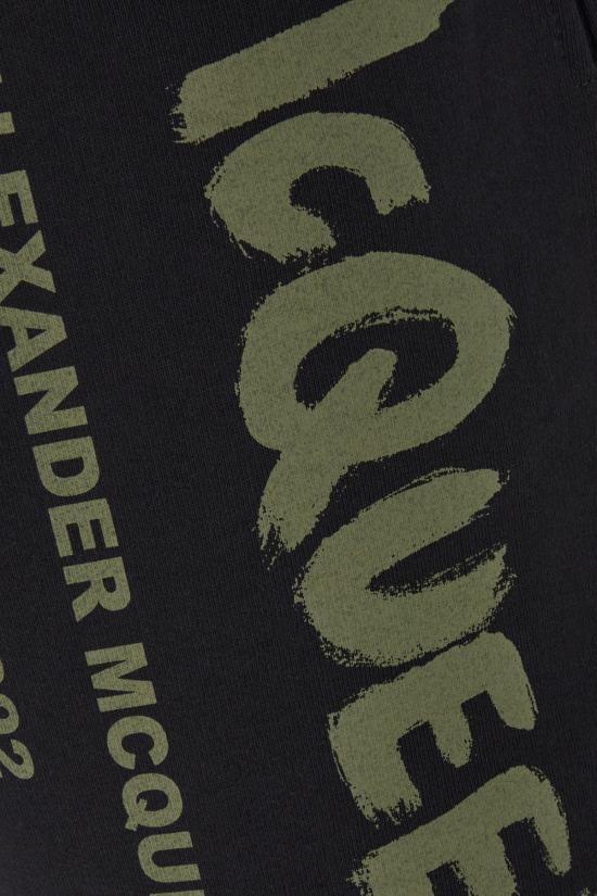  알렉산더 맥퀸 숏팬츠 688717QTAAB 0519 BLACK KHAKI - ALEXANDER MCQUEEN