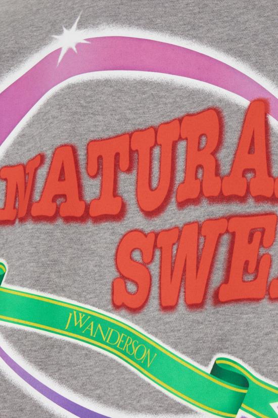  JW앤더슨 긴팔 티셔츠 JW0161PG0861 905 LIGHT GREY MELANGE - JW ANDERSON