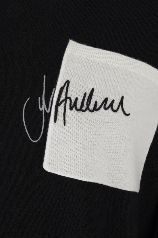  JW앤더슨 긴팔 티셔츠 KW1100YN0008 999 BLACK - JW ANDERSON