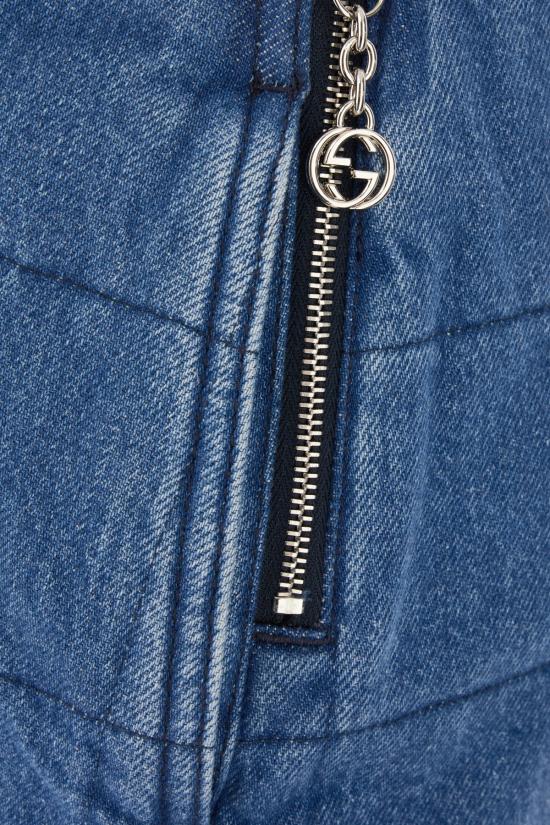  구찌 숏 스커트 766042XDCQ1 4011 MARRONE GG - GUCCI