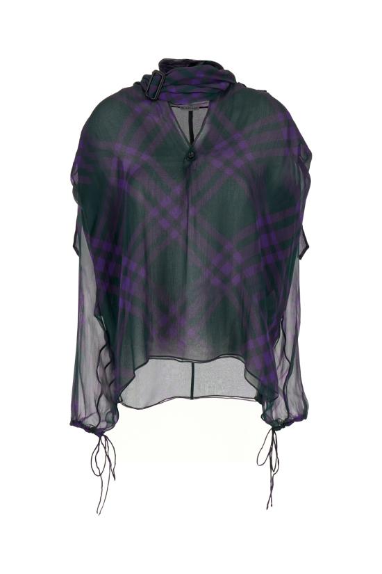  버버리 블라우스 8077742 B7447 ROYAL IP PATTERN